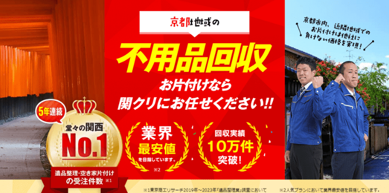 京都府舞鶴市不用品回収業者おすすめ⑨関西クリーンサービス